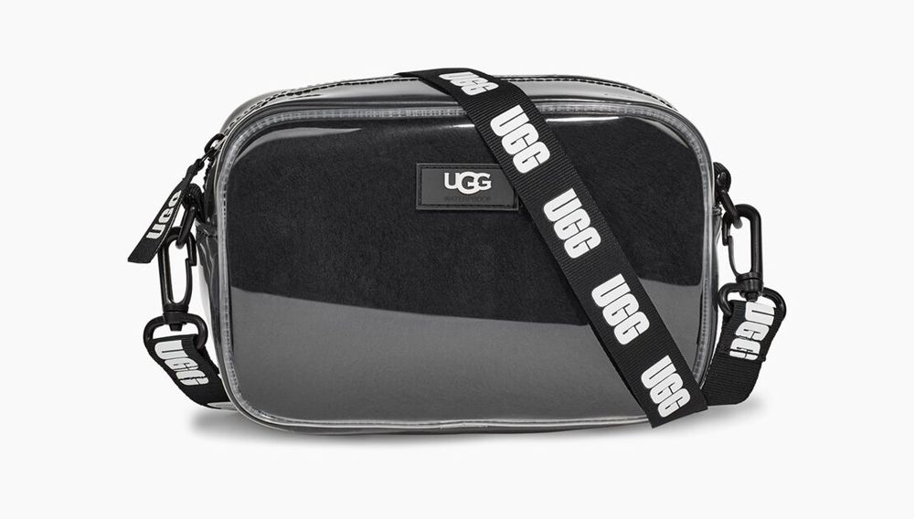 Ugg Handbags Womens - Ugg Janey Ii Clear Black - 571ZDWFRG